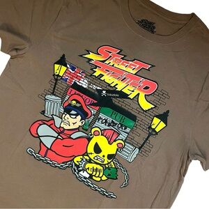 Street Fighter vs Tokidoki M. Bison Royal Pride Stitch Shirt Men’s Large Tee NWT